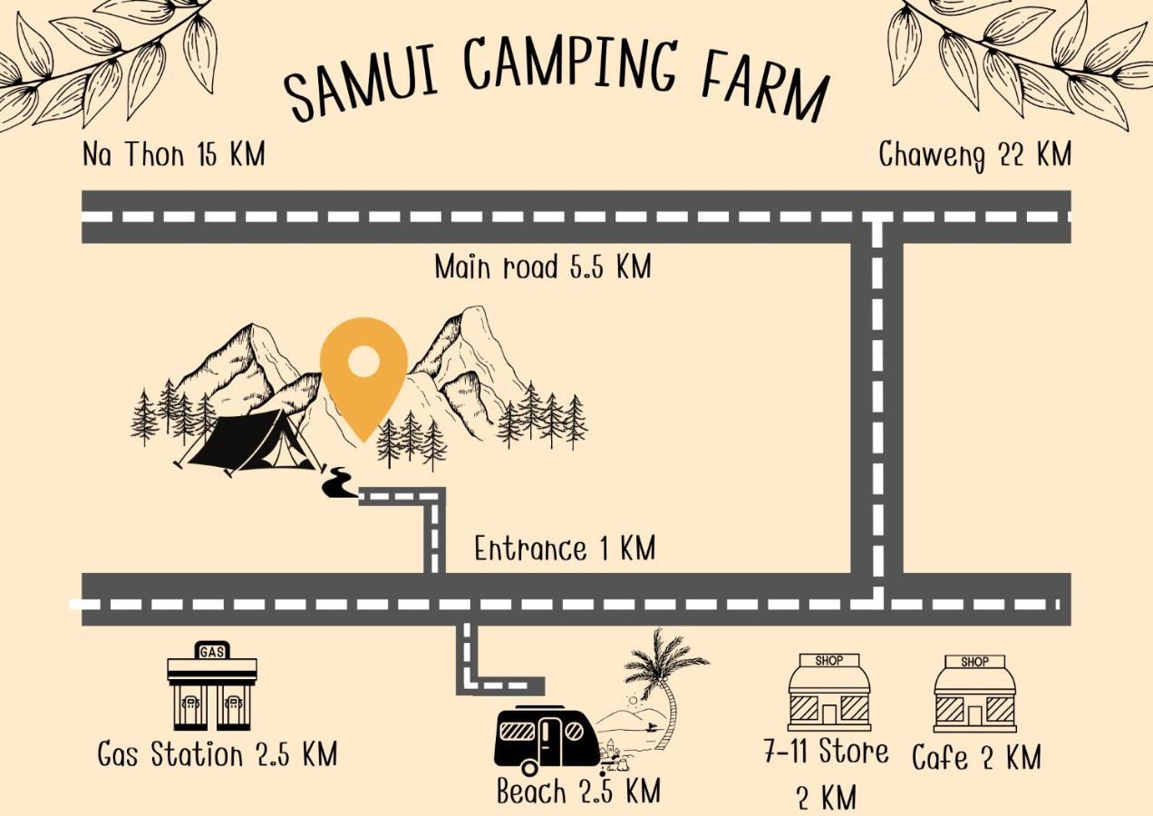 Samui Camping Farm 호텔 Laem Sor 외부 사진