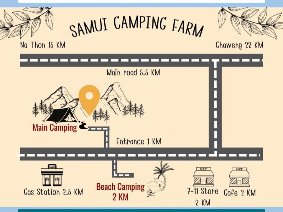 Samui Camping Farm 호텔 Laem Sor 외부 사진